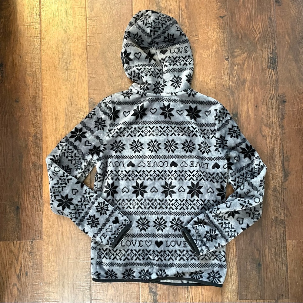 No Boundaries Super Soft Zipper Hoodie, Size M - image 3